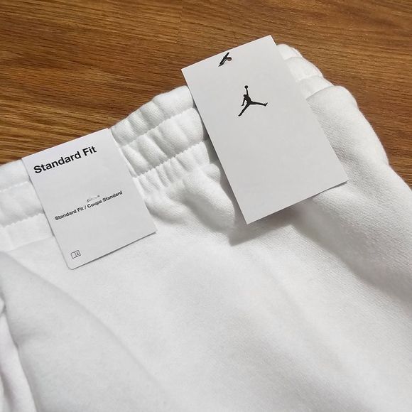 Nike Air Jordan Jumpman Classics Fleece Joggers Pants Men's M White DA6803-100 - Picture 3 of 10